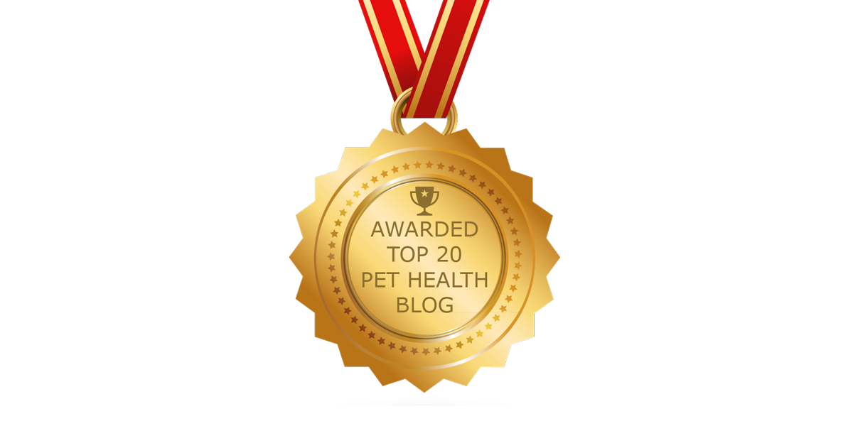 Awarded Top 20 Pet Health Blog